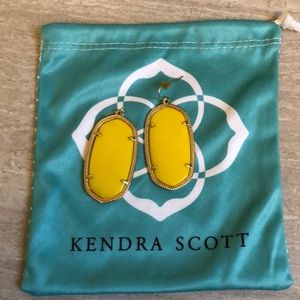 Kendra Scott Danielle Earrings in Yellow